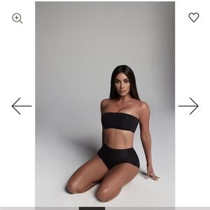 SKIMS FITS EVERYBODY BANDEAU BRA IN COPPER LIMITED EDITION COLOR  XS